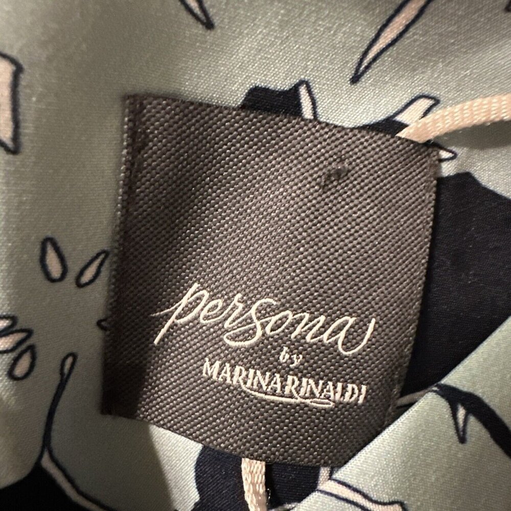 NWT Marina Rinaldi Women's  Sz 16 Devon Floral Printed Shift Dress Lined Zipper - Picture 8 of 8